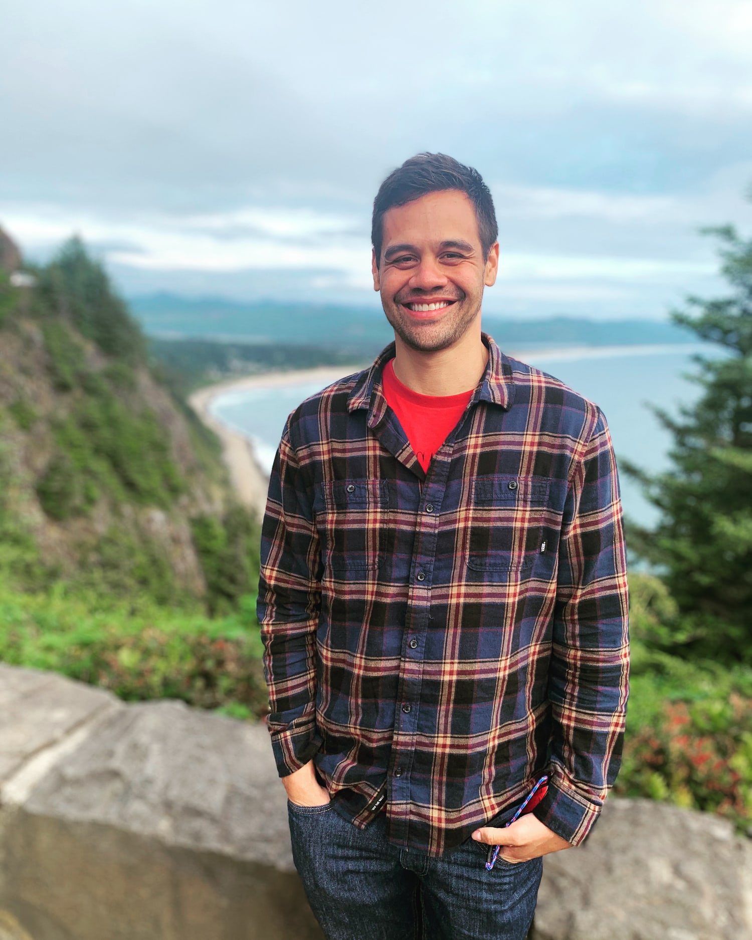 Josh Marquardt, founder of TC Polished Windows, on the Oregon coast